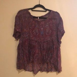 Free People Shirt Colorful!